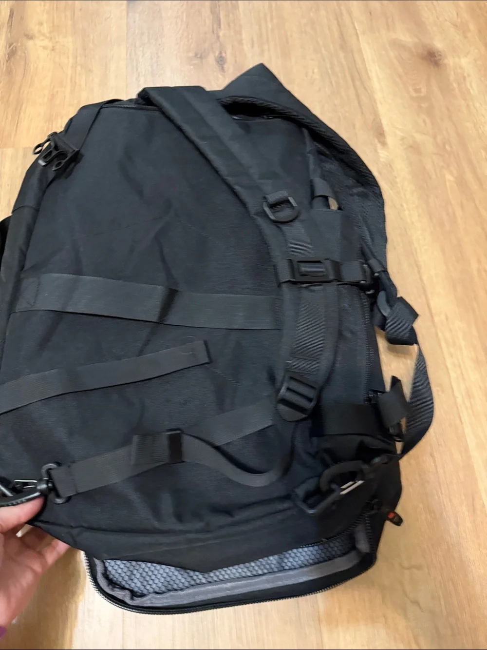 Black Men's Travel & Commuter Backpack